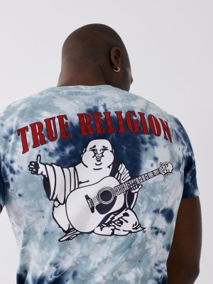 Camiseta True Religion Buddha Logo Azul Real Azules | 98CMNPKZJ