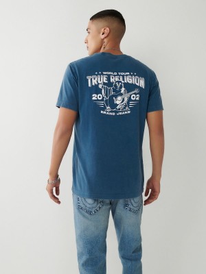 Camiseta True Religion Buddha Logo Navy/Navy | 60KXTCFOW