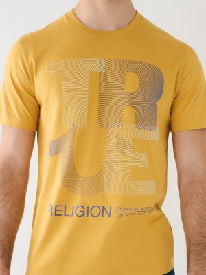 Camiseta True Religion Forro Logo Chipmunk | 03HKQNADB