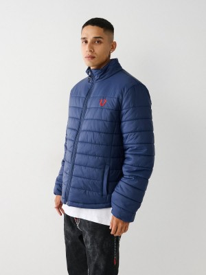 Chaqueta True Religion Puffer Navy/Sapphire | 75MSNICPY