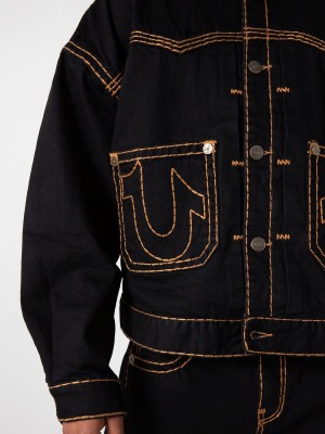 Chaqueta True Religion Sebastien Ami X Western Super T Negras | 38WNCLGIQ