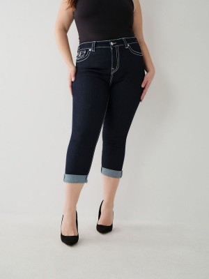 Jeans Skinny True Religion Jennie Big T Curvy Flaco Crop Body Rinse | 73KVFCLOZ