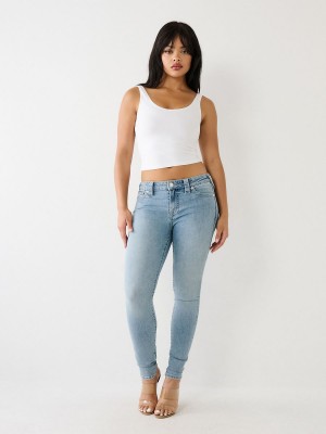 Jeans Skinny True Religion Jennie Mid Rise Curvy Peak Spot | 46ZASRGHX