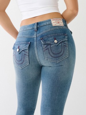 Jeans Skinny True Religion Jennie Mid Rise Single Needle Curvy Medium Frost | 41OWRDNLT