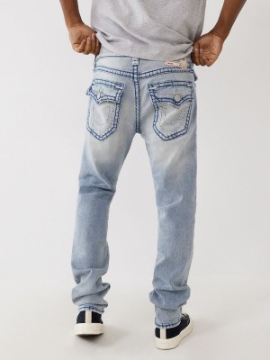 Jeans Skinny True Religion Rocco Super T Stitch Azules Claro | 90DCMBRSY