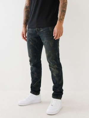 Jeans Skinny True Religion Rocco Super T Flap Azules Oscuro | 12UASLVBW