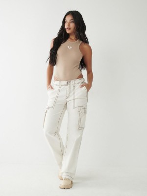 Pantalon True Religion Big T Blancas | 61KXJQTBH