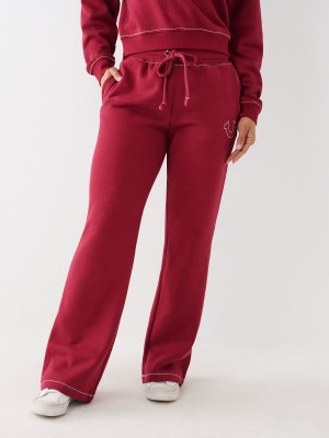 Pantalones Jogger True Religion Big T Directo Cranberry | 13ERIJZPT