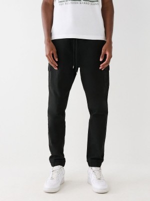 Pantalones Jogger True Religion Cargo Negras | 09MGWVQPC