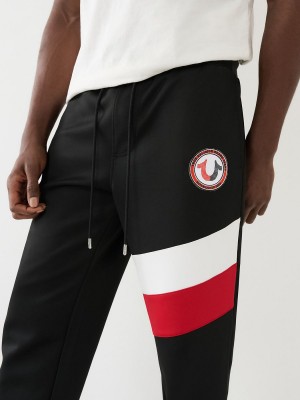 Pantalones Jogger True Religion Logo Patch Classic Negras | 51ODVQGPZ