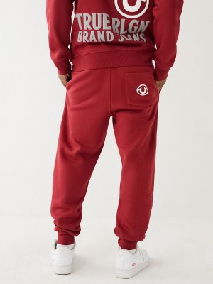 Pantalones Jogger True Religion Puff Trbj Rojas | 34JQOXGCM