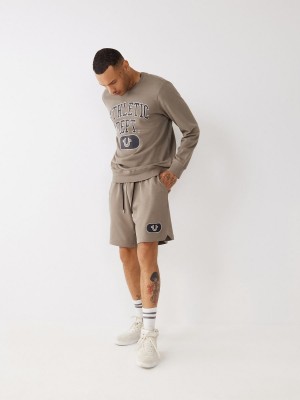 Short True Religion Logo Sweat Dirty Smaragd | 47FPWVBJO