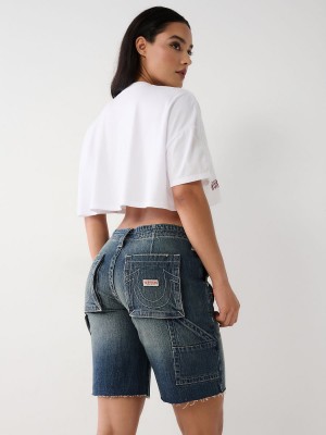 Short True Religion Ricki Utility Azules Oscuro | 51BJUTVRS