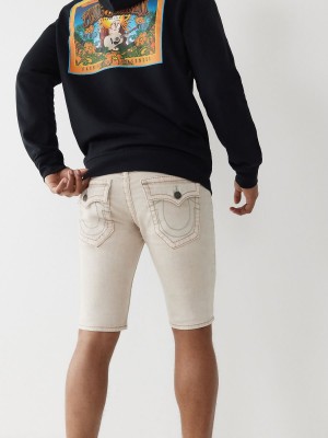 Short True Religion Rocco Big T Stitch Flaco Birch | 60BGVEWZN