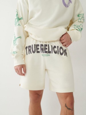 Short True Religion Sweat Blancas | 03TVXBEPD