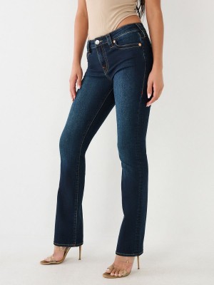 Straight Jeans True Religion Billie Azules Oscuro | 80XJKBOGQ