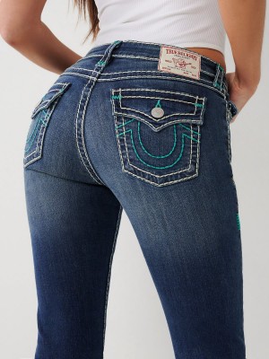 Straight Jeans True Religion Billie Super T Stitch Aizome | 90BRLHOMI