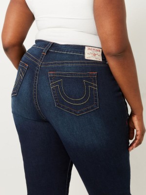 Straight Jeans True Religion Plus Billie Azules Oscuro | 40FMJAULS