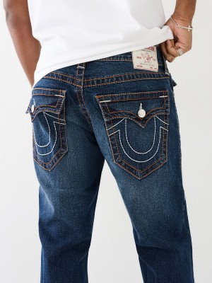 Straight Jeans True Religion Ricky Big T Stitch Verde Menta | 50FBHMWSV