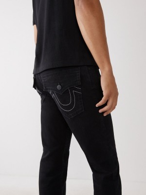 Straight Jeans True Religion Ricky Negras | 31FNVHTKE