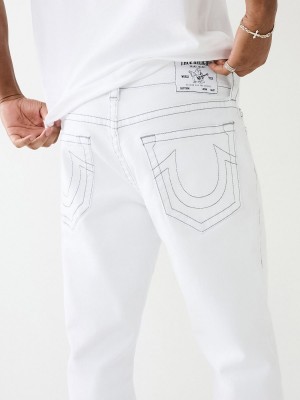 Straight Jeans True Religion Ricky Single Needle Blancas | 51YBLTSUW