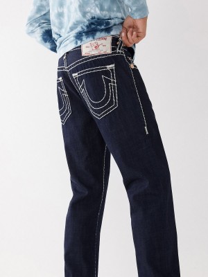 Straight Jeans True Religion Ricky Super T Stitch Body Rinse | 37DHSYMOB