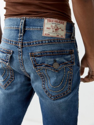 Straight Jeans True Religion Ricky Super T Stitch BUFFALO TRAIL | 53VPKACIT