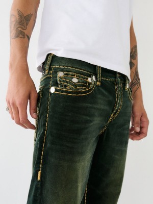 Straight Jeans True Religion Velvet Ricky Super T Flap Costantine | 54SFHDQLW