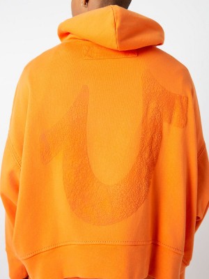 Sudadera con Capucha True Religion Sebastien Ami X Logo Naranjas | 03XQGEWCA