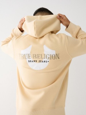 Sudadera con Capucha True Religion Zip Flesh | 86LREPTYI