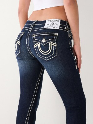 Vaqueros Acampanados True Religion Joey Low Rise Super T Verde Menta | 52AVXCEIJ