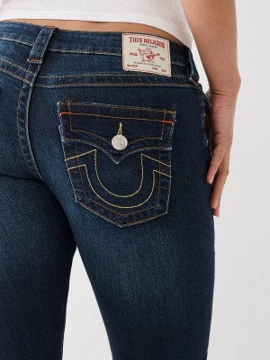 Vaqueros Acampanados True Religion Joey Low Rise Azules Oscuro | 24OFBGUVH