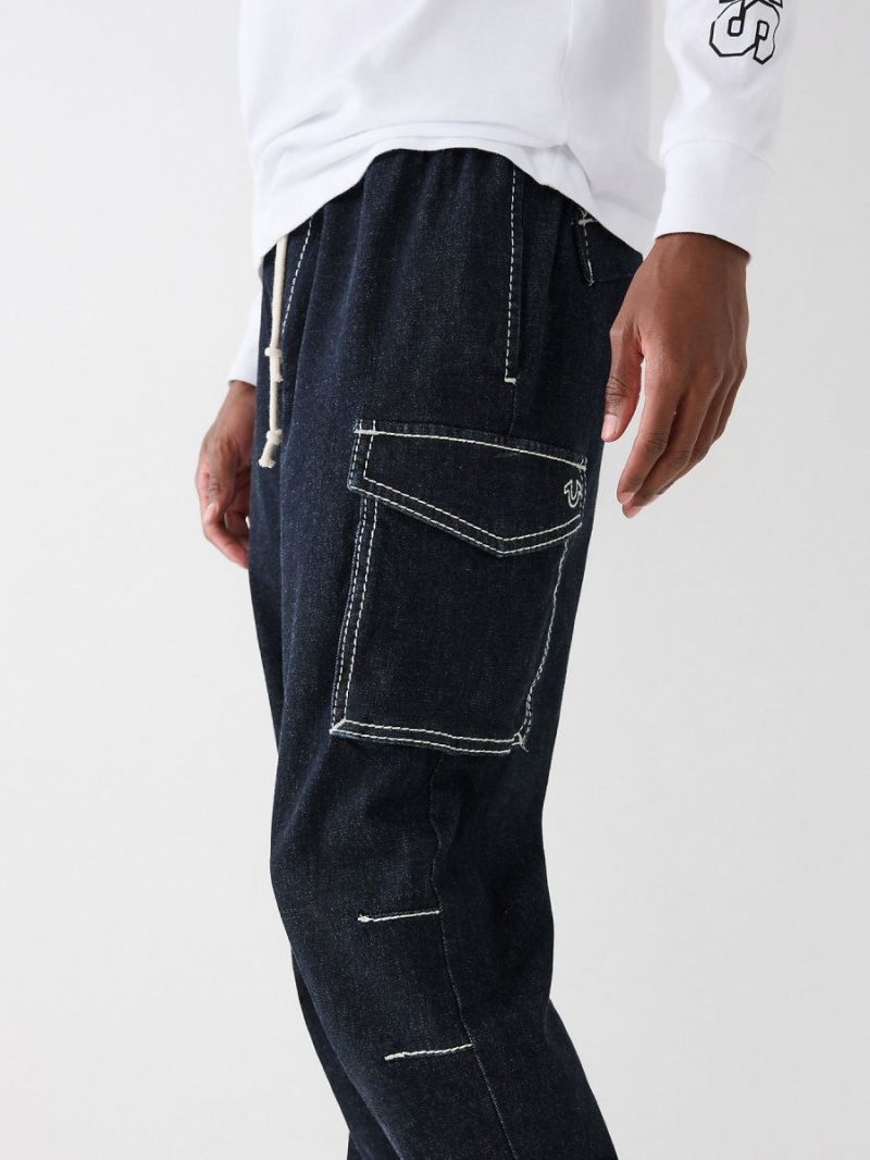 Baggy Jeans True Religion Big T Denim Cargo Body Rinse | 95UMJHFDB