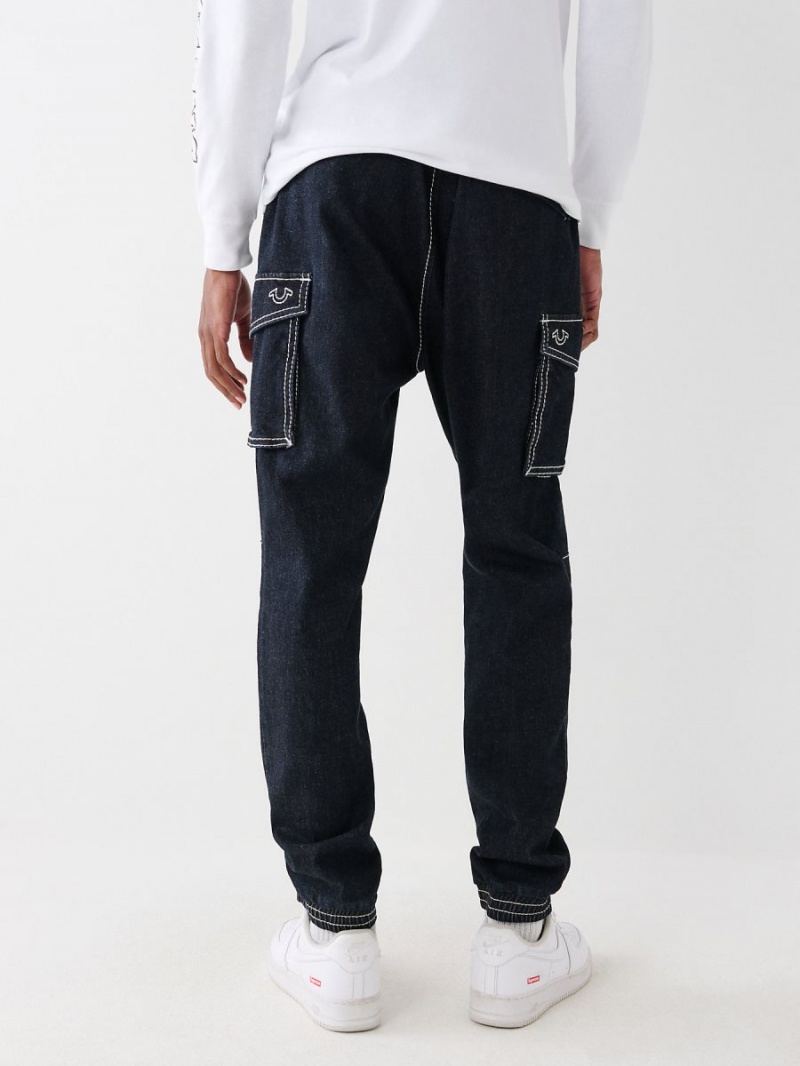 Baggy Jeans True Religion Big T Denim Cargo Body Rinse | 95UMJHFDB