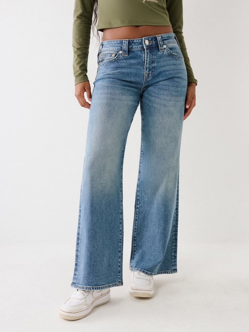 Baggy Jeans True Religion Bobbi Baggy Azules | 92YHFQEJU