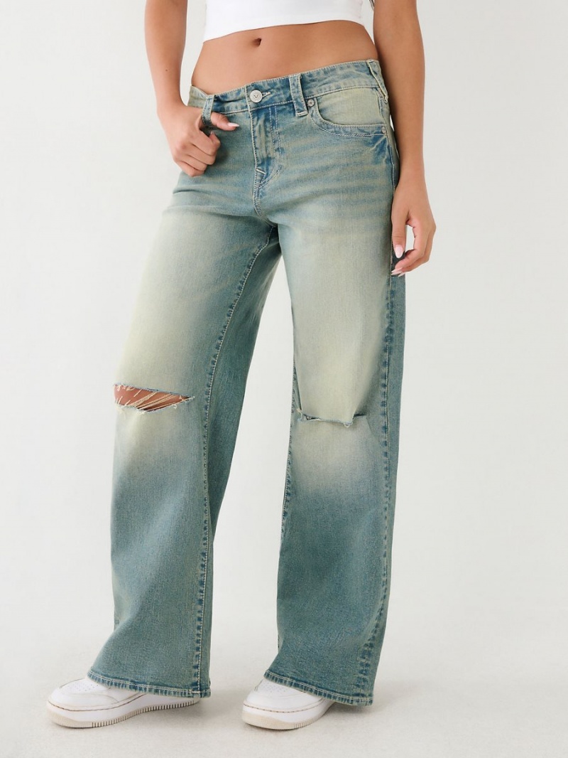 Baggy Jeans True Religion Bobbi Baggy Medium Destroy | 59AZJPMVK