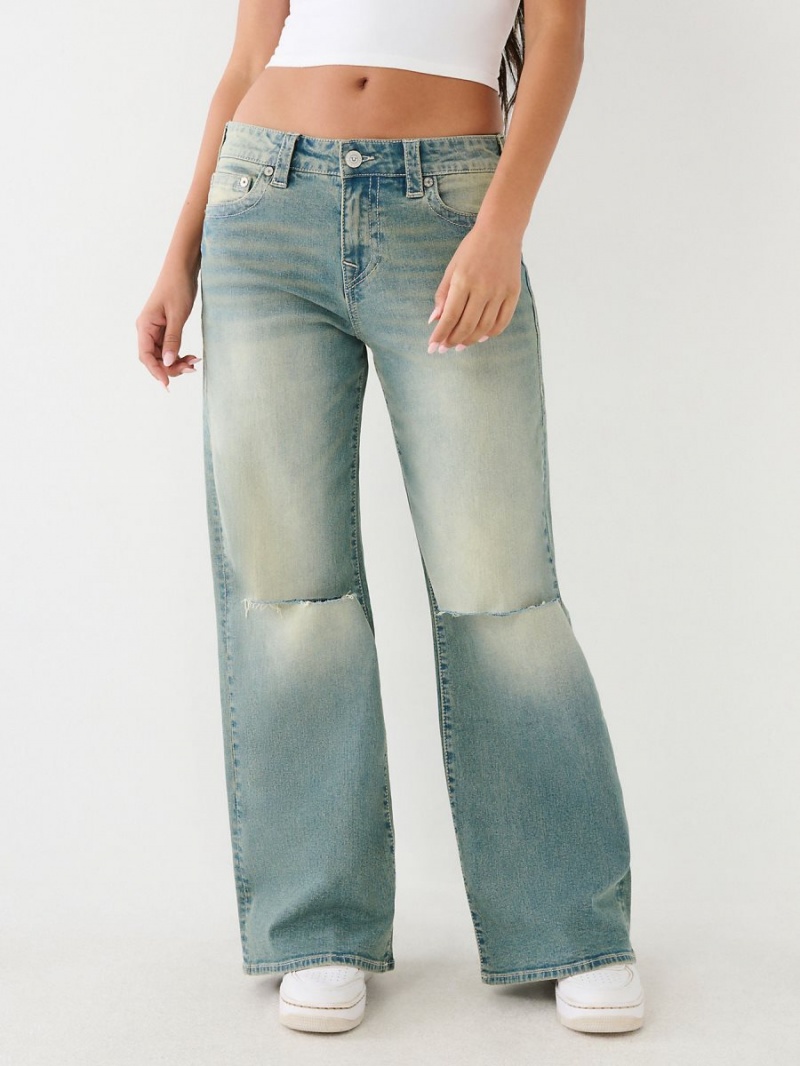 Baggy Jeans True Religion Bobbi Baggy Medium Destroy | 59AZJPMVK