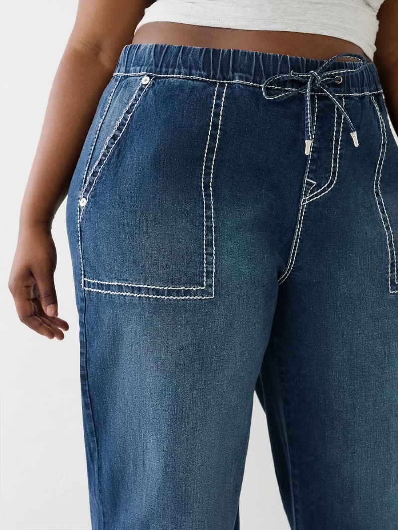 Baggy Jeans True Religion Plus Relaxed Baggy Big T Love In A Mist | 89XLDONGI