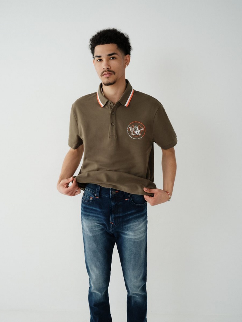 Camisas True Religion Relaxed Polo Kalamata | 80KDPOTZU