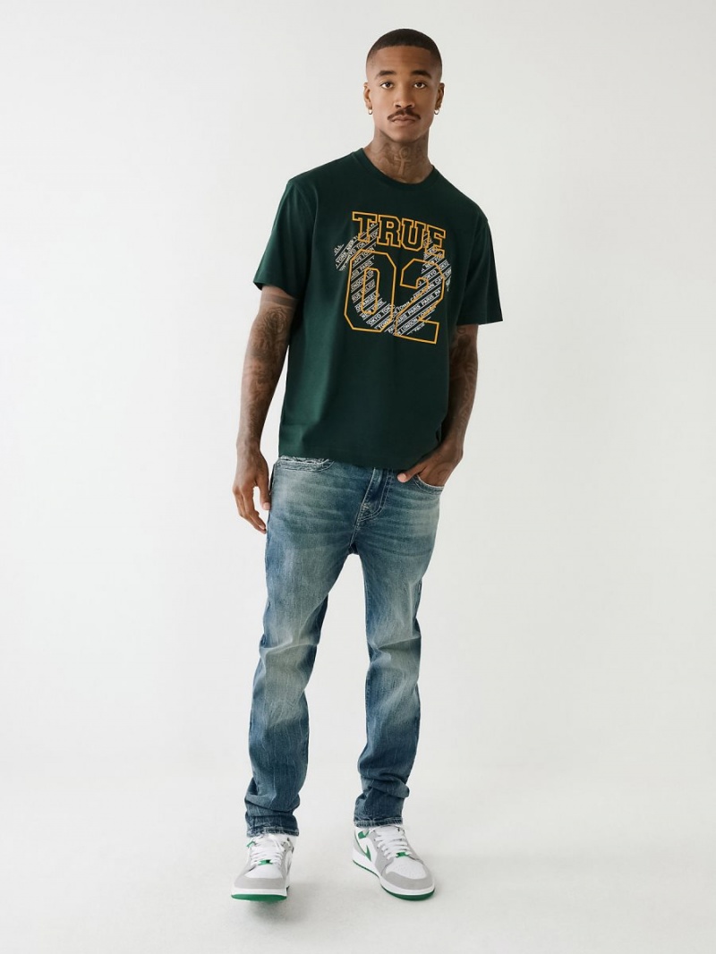 Camiseta True Religion 02 Logo Verde Menta Verde | 52HDWYQAP