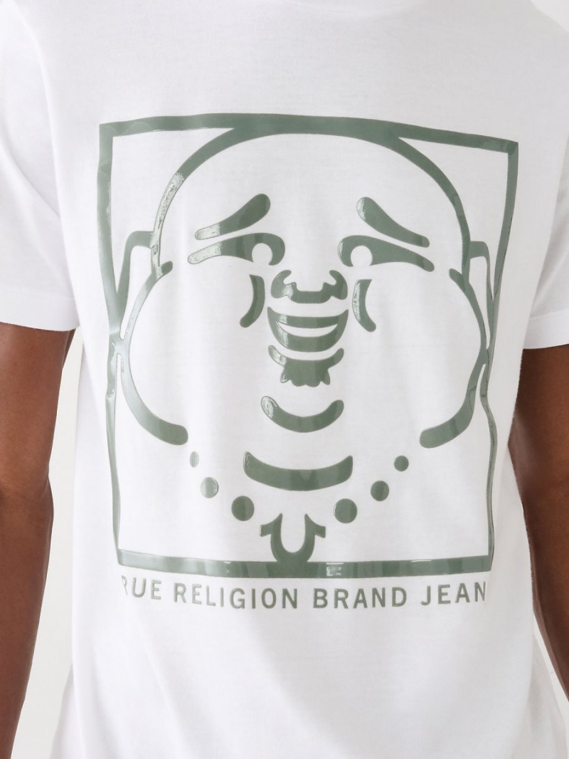 Camiseta True Religion Buddha Logo Blancas | 15LZEGNRH