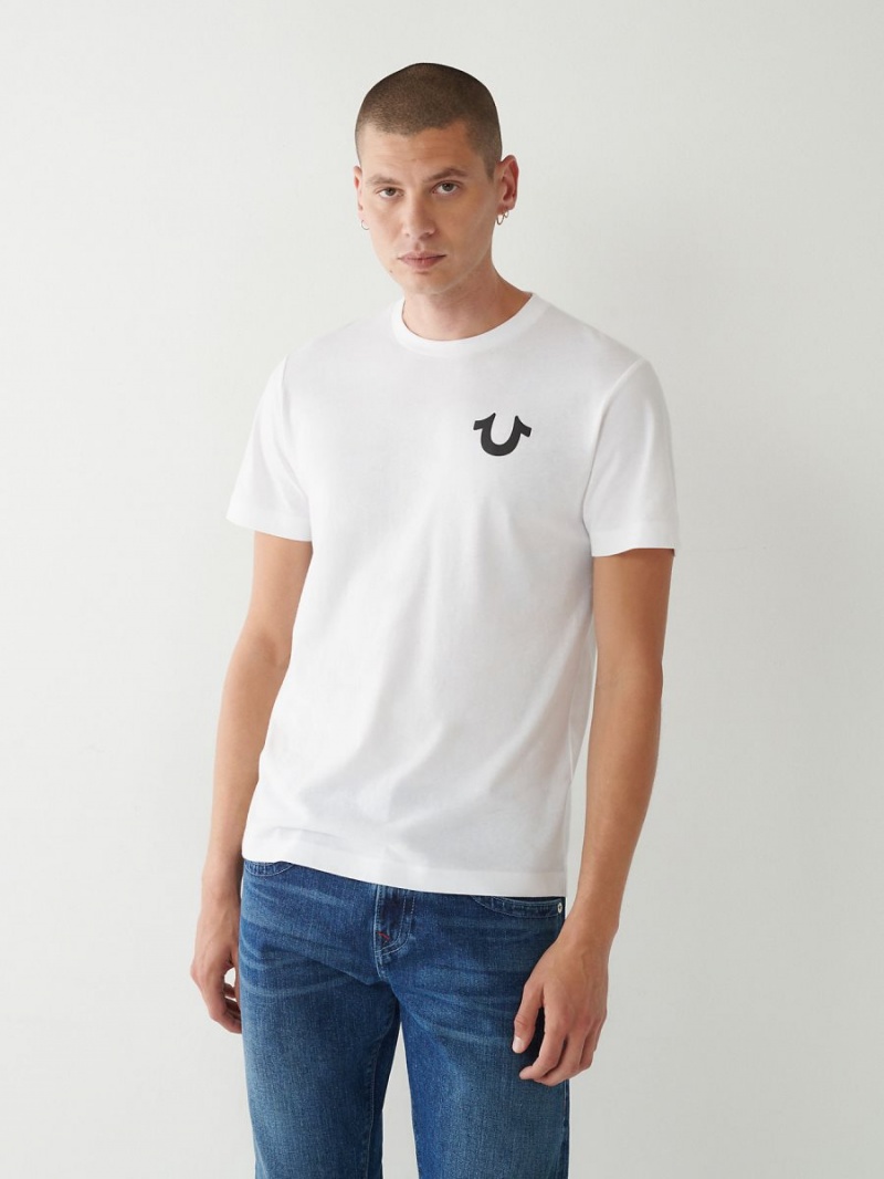 Camiseta True Religion Buddha Logo Blancas | 03UYJTPKS