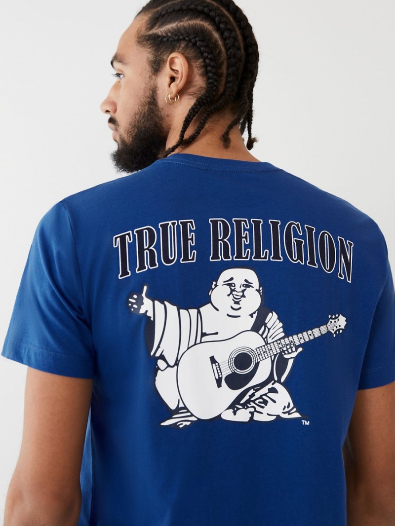 Camiseta True Religion Buddha Logo Cobalt | 34VWRQMLS