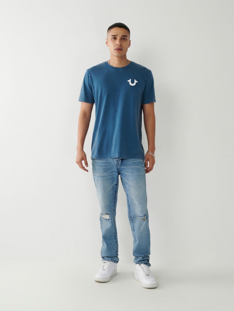 Camiseta True Religion Buddha Logo Navy/Navy | 60KXTCFOW