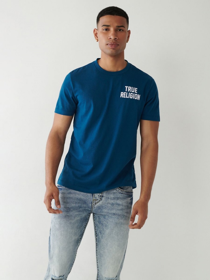 Camiseta True Religion Buddha Logo Navy/Navy | 16JGOAEDT