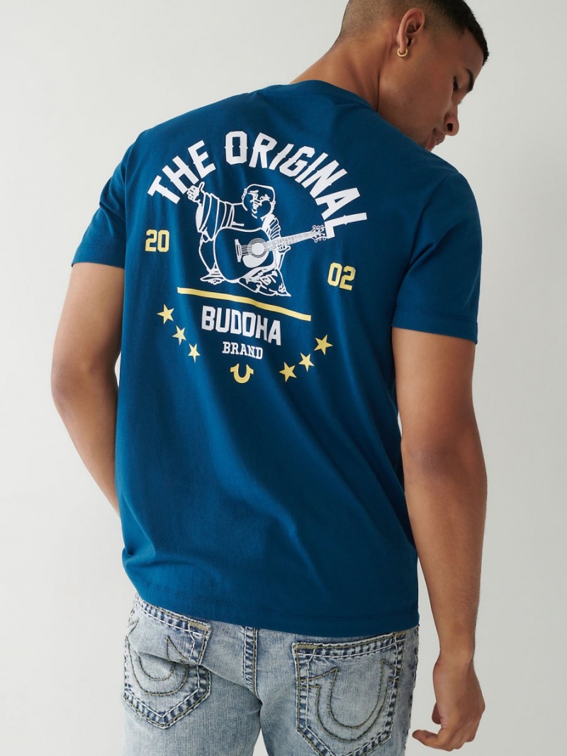 Camiseta True Religion Buddha Logo Navy/Navy | 16JGOAEDT