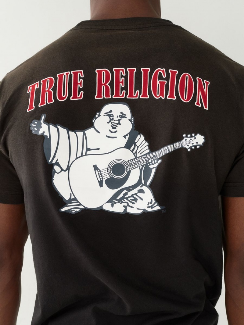 Camiseta True Religion Buddha Logo Negras | 01NABPGSI