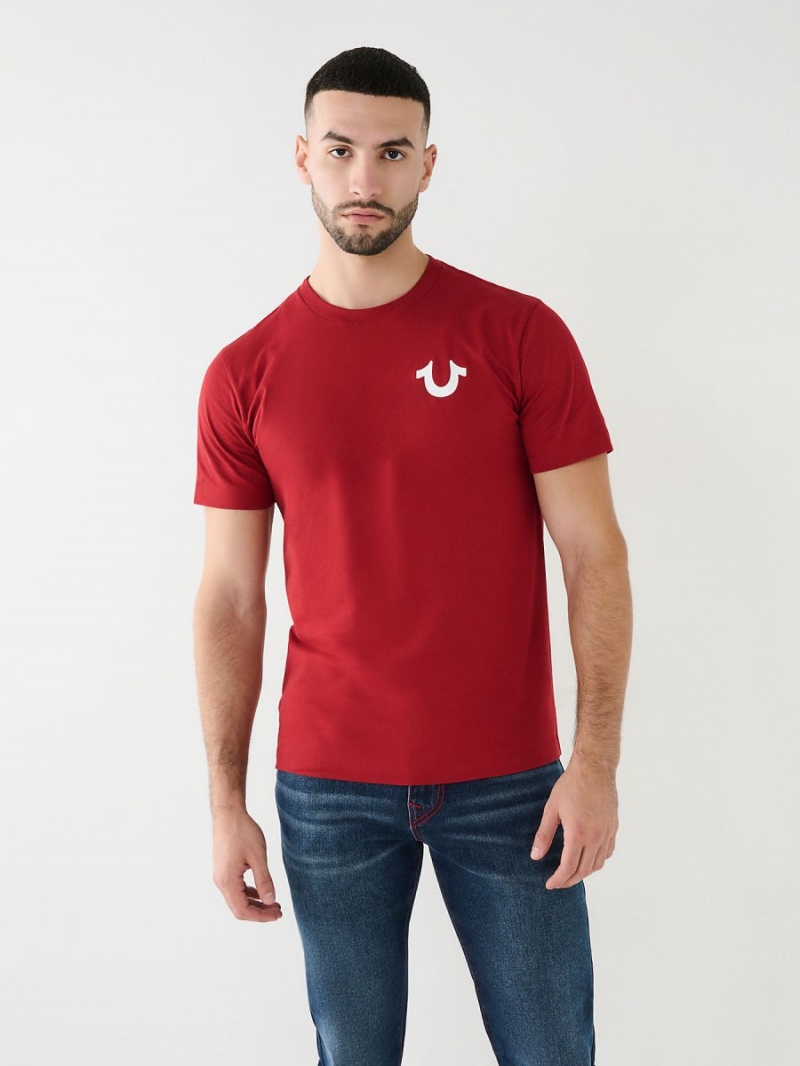 Camiseta True Religion Buddha Logo Rojas | 38LZGTEOI