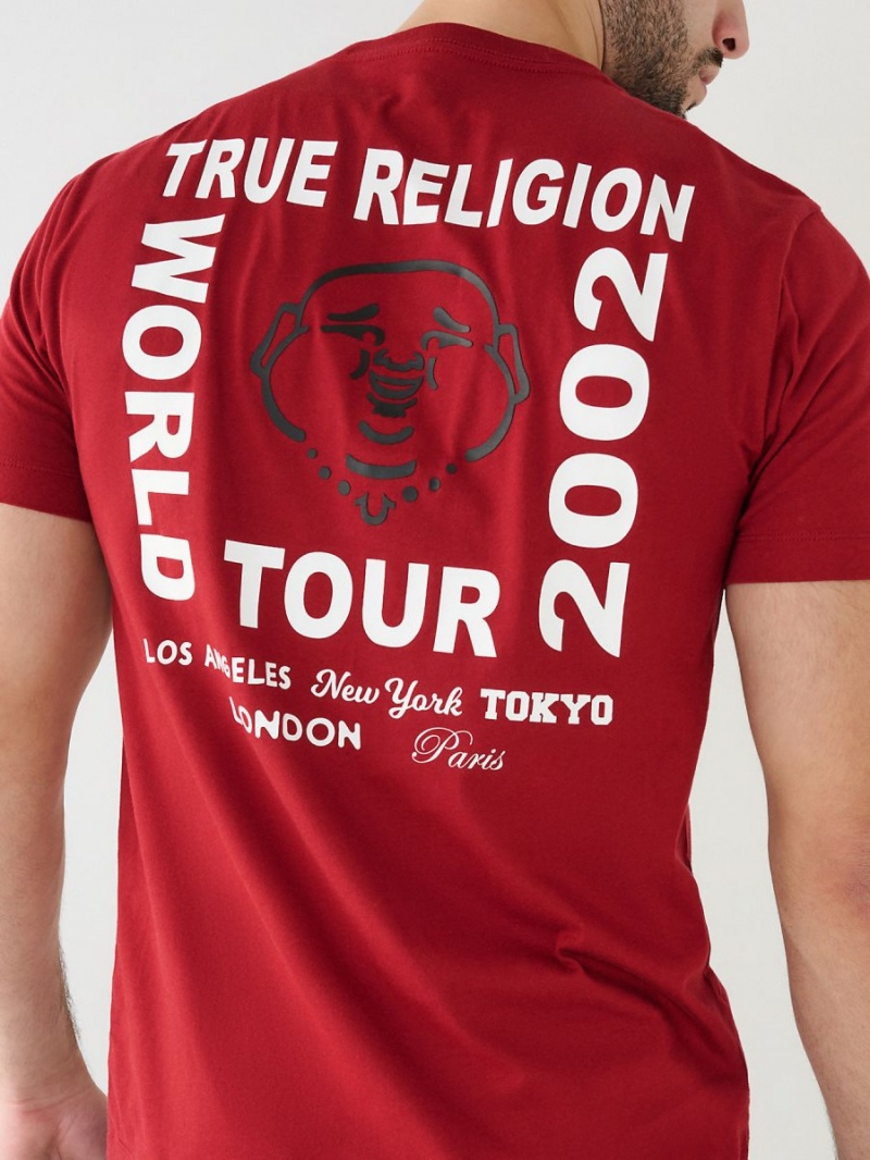 Camiseta True Religion Buddha Logo Rojas | 38LZGTEOI