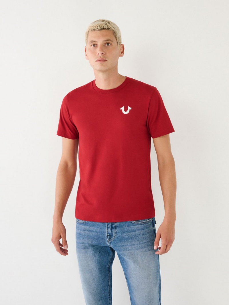 Camiseta True Religion Buddha Logo Rojas | 23FMLNVXY